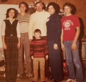 Monica Malpass with her family