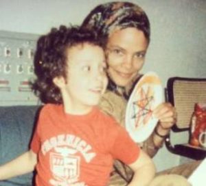 Jolie Jones Levine with her son