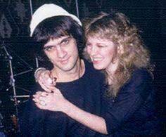 Stevie Nicks with her ex-boyfriend James