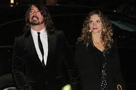 Dave Grohl with his ex-wife Jennifer