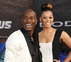 Tyrese Gibson with his ex-girlfriend Lyndriette 