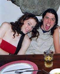 Dave Grohl with his ex-girlfriend Melissa