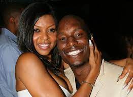 Tyrese Gibson with his ex-girlfriend Taraji 