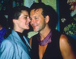 Mickey Rourke with his ex-girlfriend Terry