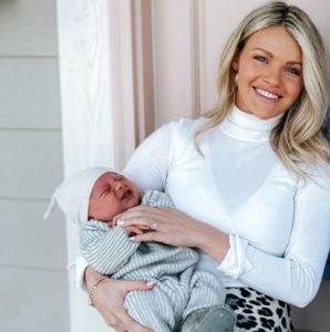 Witney Carson with her son