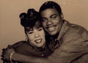 Tracy Morgan with his mother