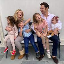 Daphne Oz with her husband & kids