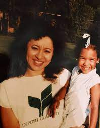 Candice Patton with her mother