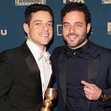 Rami Malek with his brother