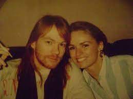 Axl Rose with his sister