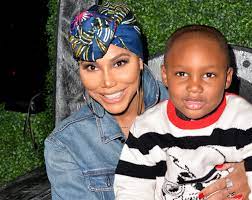 Tamar Braxton with her son
