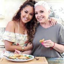 Adrienne Bailon with her mother