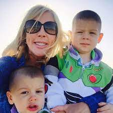 Vicki Gunvalson with her sons