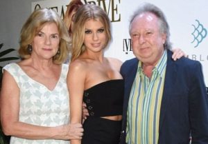 Charlotte McKinney with her parents