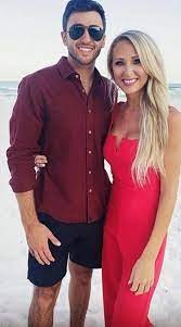 Chase Elliott with his girlfriend Ashley 