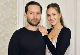 Tobey Maguire with his girlfriend Tatiana