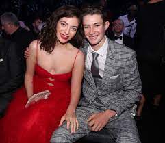 Lorde with her brother