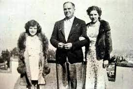 Judy Garland with her parents