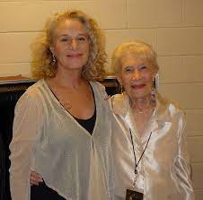 Carole King with her mother
