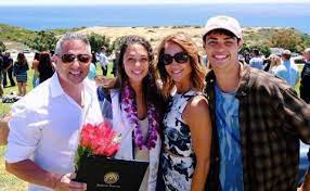 Noah Centineo with his family