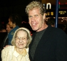 Ron Perlman with his mother