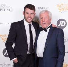 Danny Miller with his father