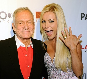 Crystal Harris with her husband