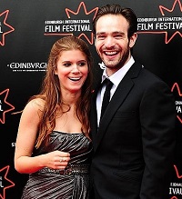 Charlie Cox with his ex-girlfriend Kate