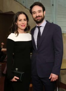Charlie Cox with his wife Samantha