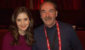 Alison Brie with her father