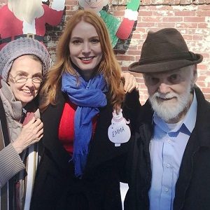 Alicia Witt with her parents