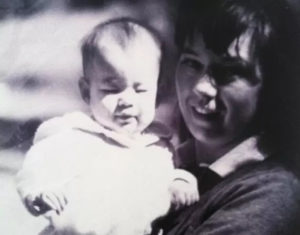 Genevieve Kang with her mother